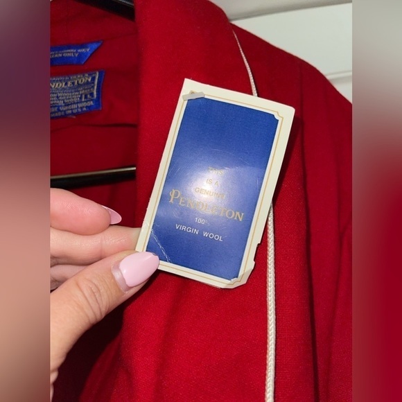 VINTAGE PENDLETON Woolen Mills 100% Virgin Wool Robe size Large NWT - Picture 6 of 13